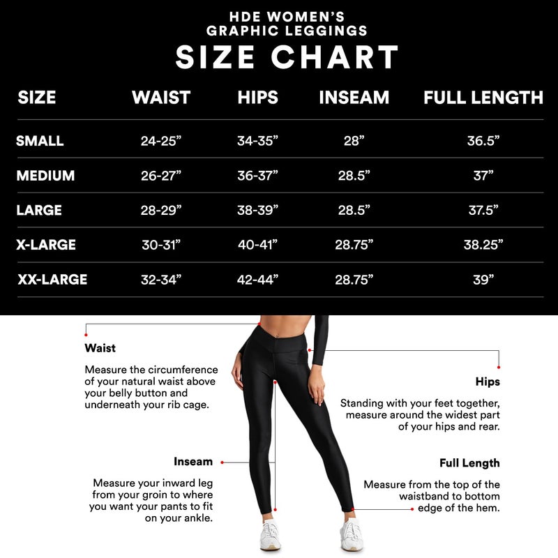 HDE Trendy Design Workout Leggings - Fun Fashion Graphic Printed Cute Patterns Red & Green Holiday Stripes - M - Image 3